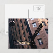 Broadway/Wallstreet Briefkaart (Voorkant / Achterkant)
