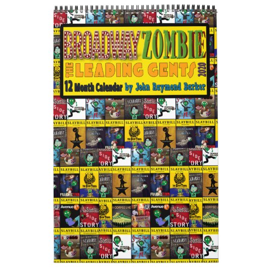 Broadway Zombie The Leading Gents 2020 Calendar Kalender (Hoes)