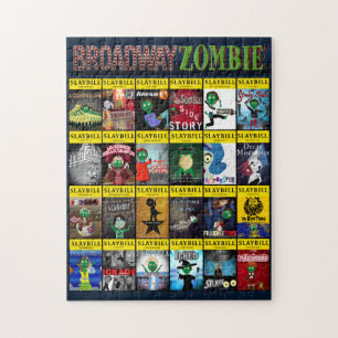 Broadway Zombie Theater Programma's Jigzaag Puzzle Legpuzzel