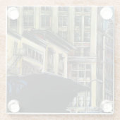 Broadway's Best, New York City Glazen Onderzetter (Achterkant)