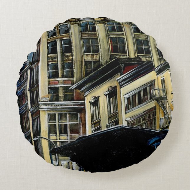 Broadway's Best, New York City Rond Kussen (Voorkant)