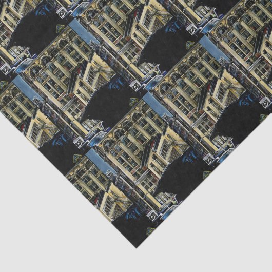 Broadway's Best, New York City Tissuepapier (Detail)