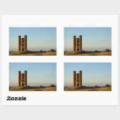 Broadwaytoren in de Cotswolds rechthoek sticker (Vel)