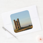 Broadwaytoren in de Cotswolds vierkante sticker (Envelop)