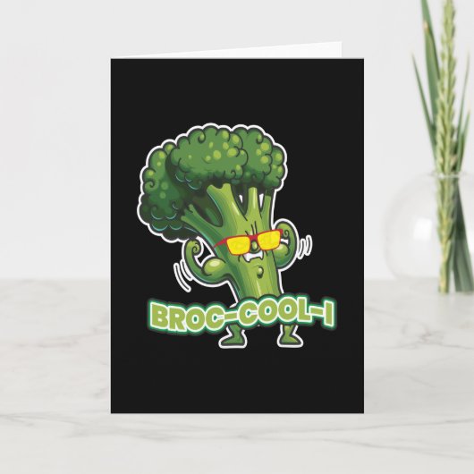 Broc-cool-i Vegan Vegan Vegetables Kaart (Voorkant)