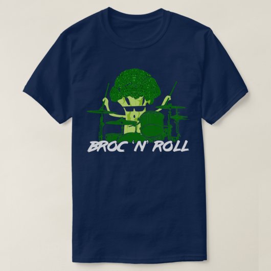 Broc Roll Drums Drummer Gift T-shirt (Design voorkant)