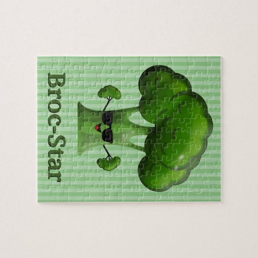 Broc Star Broccoli Legpuzzel (Horizontaal)