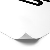 Broc Star Funny Brocolli Rock Star PUn Poster (Hoek)