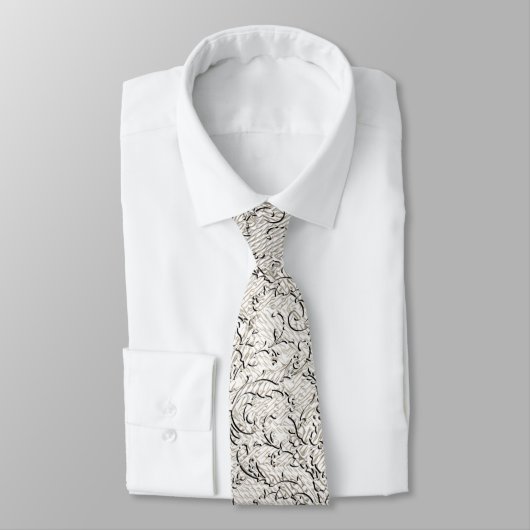 Brocade Damask Stropdas (Gebonden)