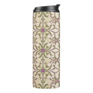  Brocade Jewel Pattern Tumbler Thermosbeker