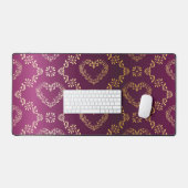 Brocade patroon bureaumat (Keyboard & Muis)