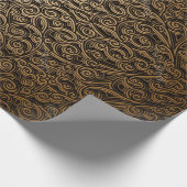 Brocade patroon cadeaupapier (Hoek)