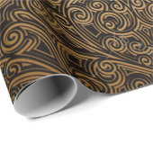 Brocade patroon cadeaupapier (Rol Hoek)