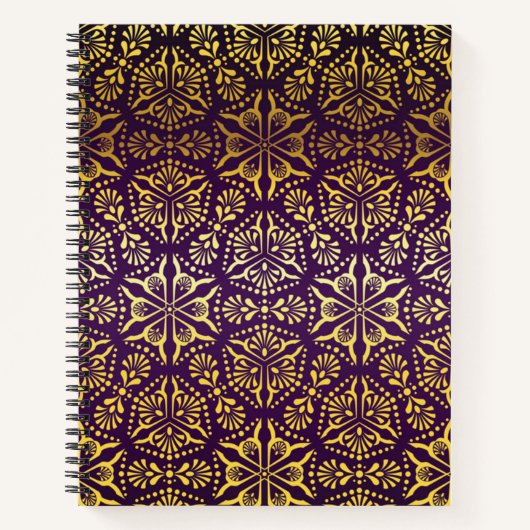 Brocade patroon notitieboek (Voorkant)
