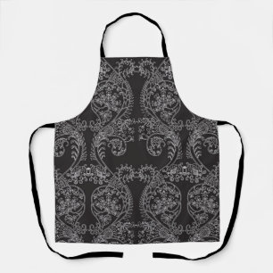 Brocade patroon schort