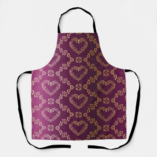 Brocade patroon schort (Voorkant)