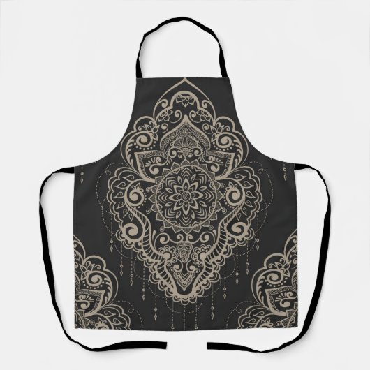 Brocade patroon schort (Voorkant)