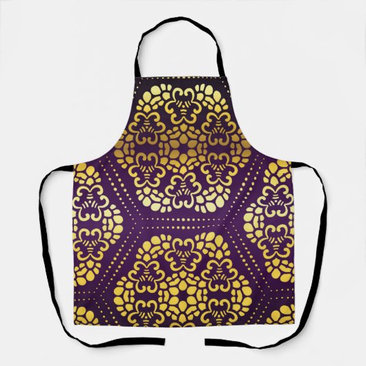 Brocade patroon schort (Voorkant)