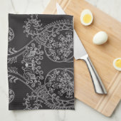 Brocade patroon theedoek (Quarter Fold)