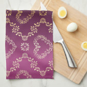Brocade patroon theedoek (Quarter Fold)