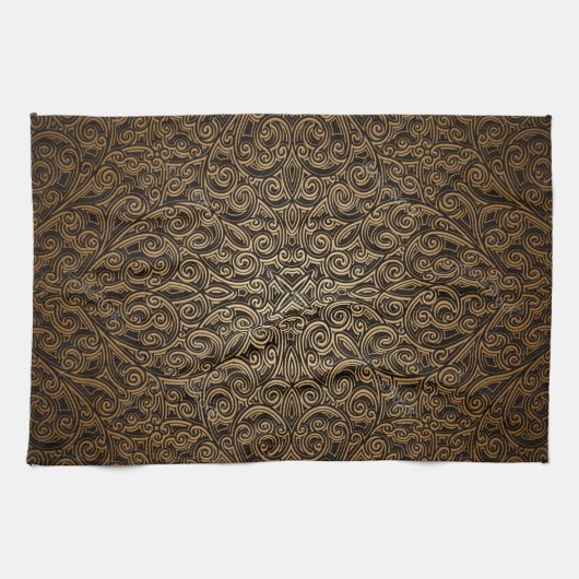Brocade patroon theedoek (Horizontaal)