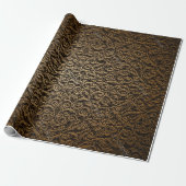 Brocade pattern cadeaupapier (Uitgerold)