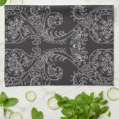 Brocade pattern theedoek (Gevouwen)