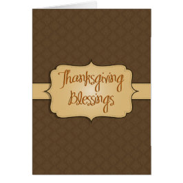 Brocade Thanksgiving Blessors