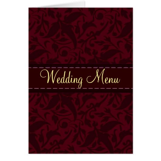 Brocade Weddenschap Red damask (Voorkant)