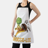 Brocco Lee kungfu Broccoli All-Over Print Apron Schort (Insitu)