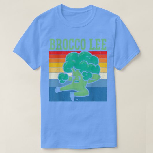 Brocco Lee Vegetable Vegetarian Vegan Broccoli 24 T-shirt (Design voorkant)