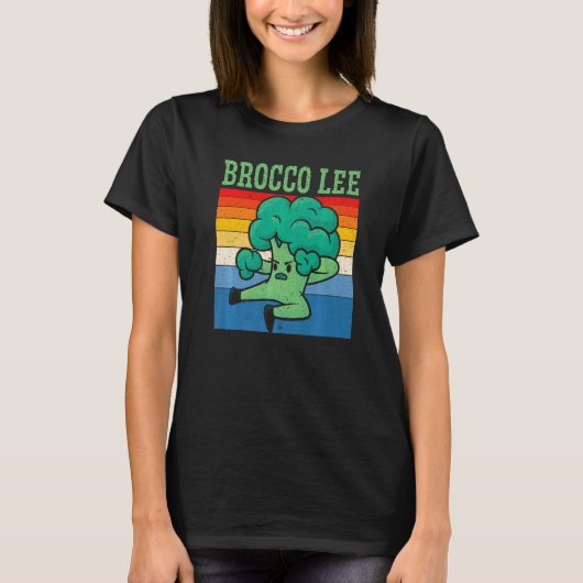 Brocco Lee Vegetable Vegetarian Vegan Broccoli T-shirt (Voorkant)