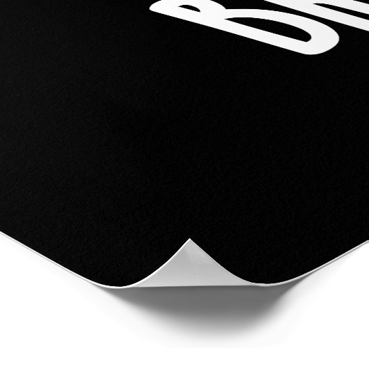 Brocco lick Grappige Veggie Broccoli Pun Dark BG Poster (Hoek)