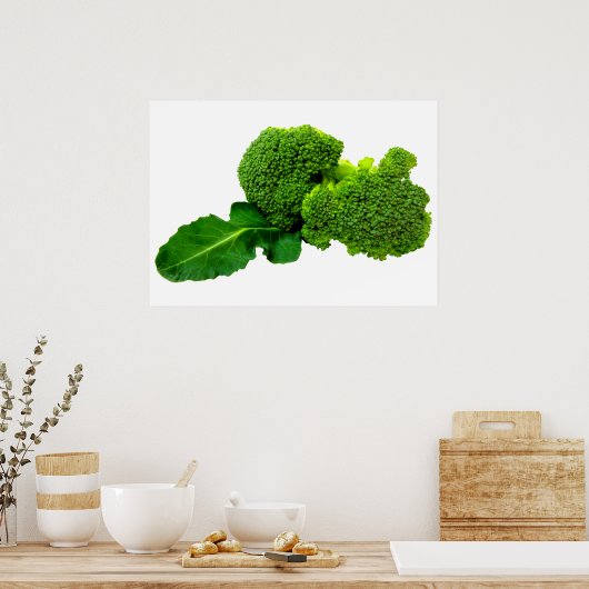 Broccoli 28 x 20 inch, Value Poster Paper (Matte) (Keuken)
