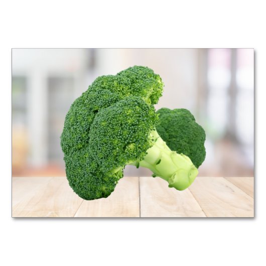 Broccoli ABA Tact Flashcard | KAART AFBEELDING (Voorkant)