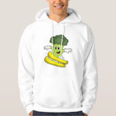 Broccoli as Skier with Ski Hoodie (Voorkant)