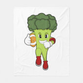 Broccoli at Football Sports Fleece Deken (Voorkant)