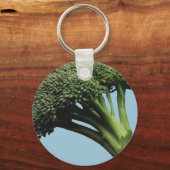 Broccoli Basic Button Sleutelhanger (Voorkant)
