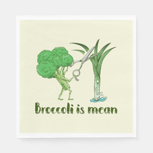 Broccoli betekent: servet (Voorkant)