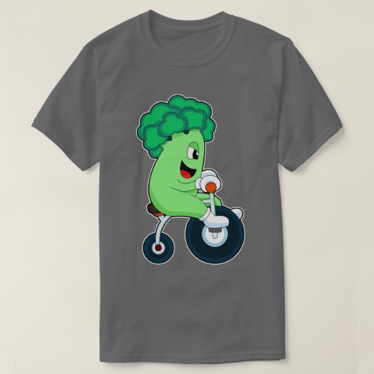 Broccoli Bicycle T-shirt (Design voorkant)