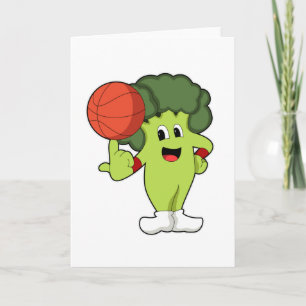 Broccoli bij Basketbal Sporten Kaart