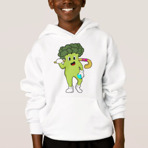 Broccoli bij Hockey met Hockey bat