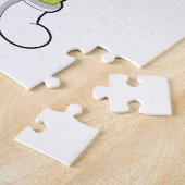 Broccoli bij Volleybalsport Legpuzzel (Zijkant)