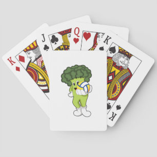 Broccoli bij Volleybalsport Pokerkaarten
