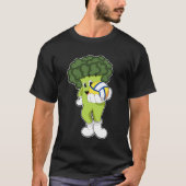 Broccoli bij Volleybalsport T-shirt (Voorkant)