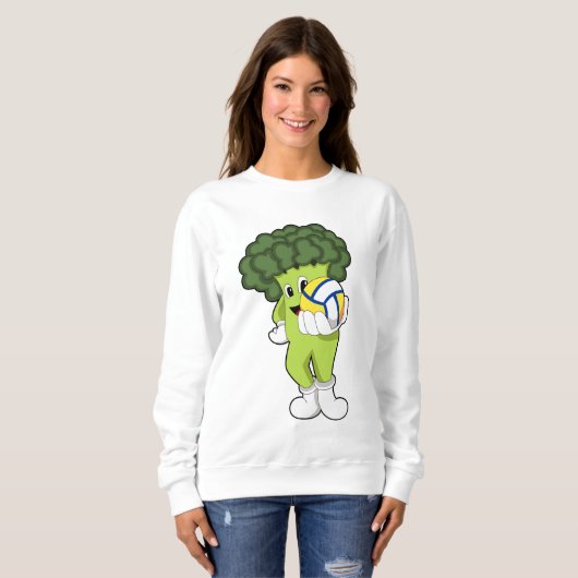 Broccoli bij Volleybalsport Trui (Voorkant volledig)