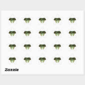 Broccoli Bloemen Helder Groen Ster Sticker (Vel)