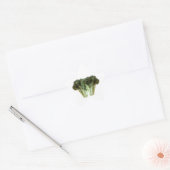 Broccoli Bloemen Helder Groen Ster Sticker (Envelop)