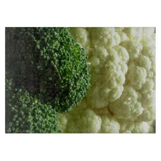 Broccoli & bloemkool snijplank (Voorkant)