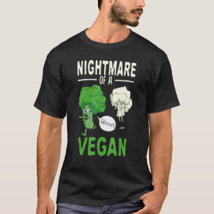 Broccoli Bloemkool Spook Nachtmerrie Van Een Vegan T-shirt
